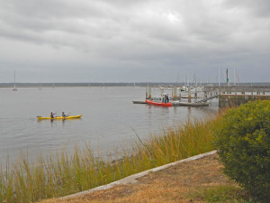 St Mary's waterfront and anchorage