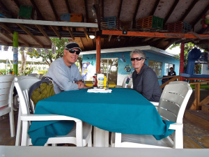 Lunch at the Treasure Island Cay Marina