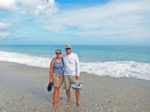 New Years Day we walked the beach in Vero Beach FL.